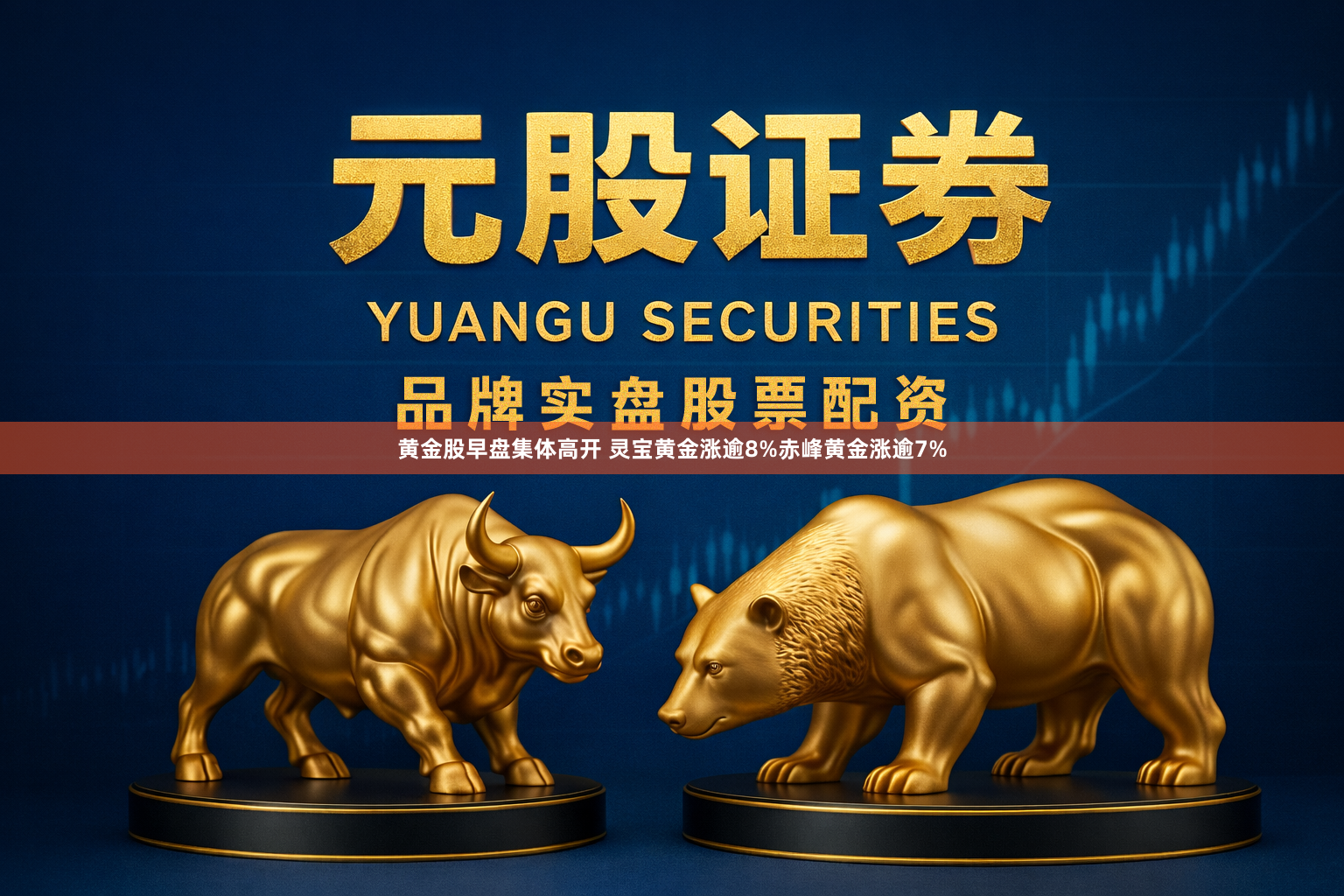 黄金股早盘集体高开 灵宝黄金涨逾8%赤峰黄金涨逾7%