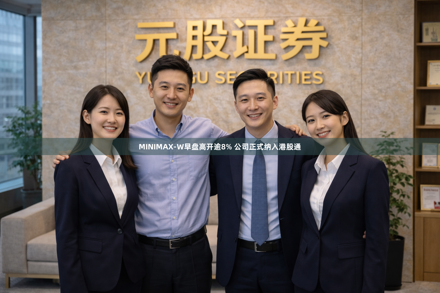 MINIMAX-W早盘高开逾8% 公司正式纳入港股通