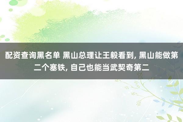 配资查询黑名单 黑山总理让王毅看到, 黑山能做第二个塞铁, 自己也能当武契奇第二